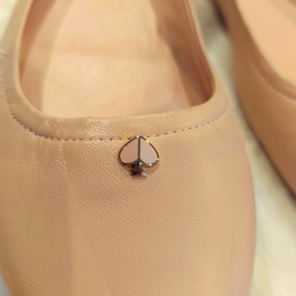Kate Spade nude/pink flats Sz 8 VGUC - Picture 9 of 10